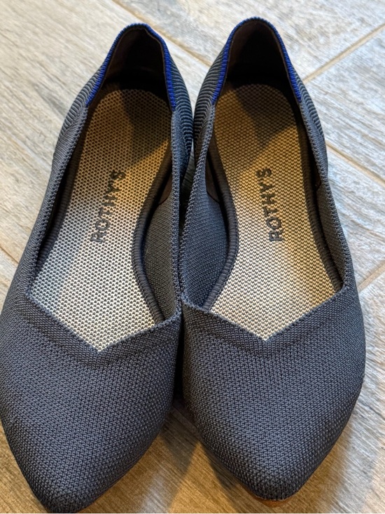 Rothys The Point Shoes Womens
Size 8 Blue Knit Pointed Toe
Ballet Flats - Picture 3 of 9